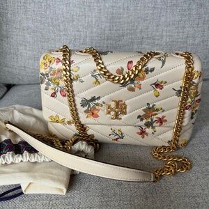 Tory Burch Kira Chevron Printed Small Convertible Shoulder Bag